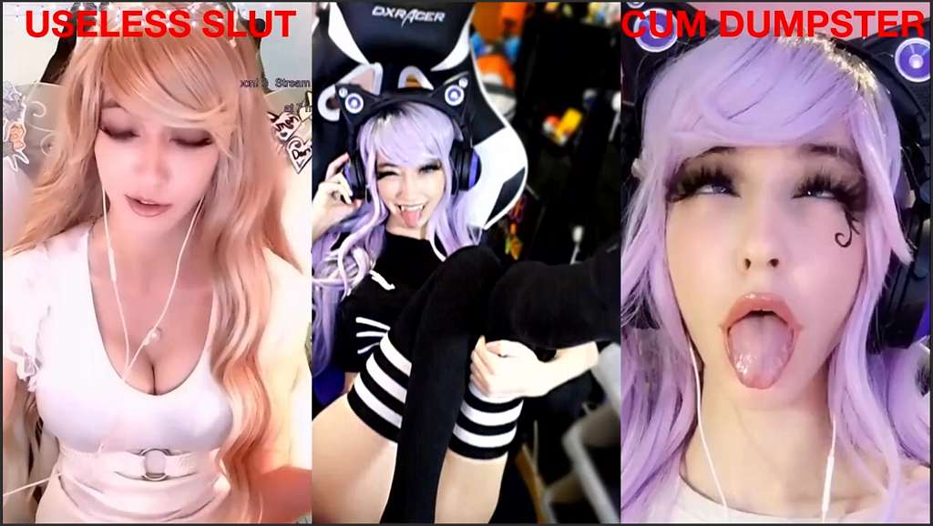 Belle Delphine Long Dick. Little thief gets punished with fuck