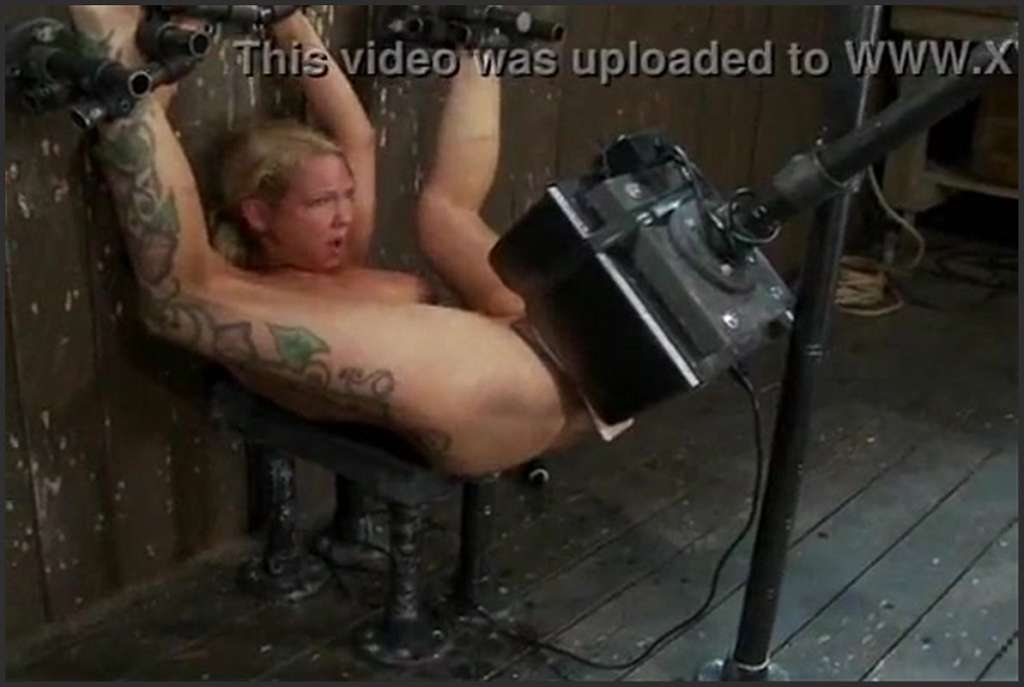 Bondage man treats his cock to a young cunt