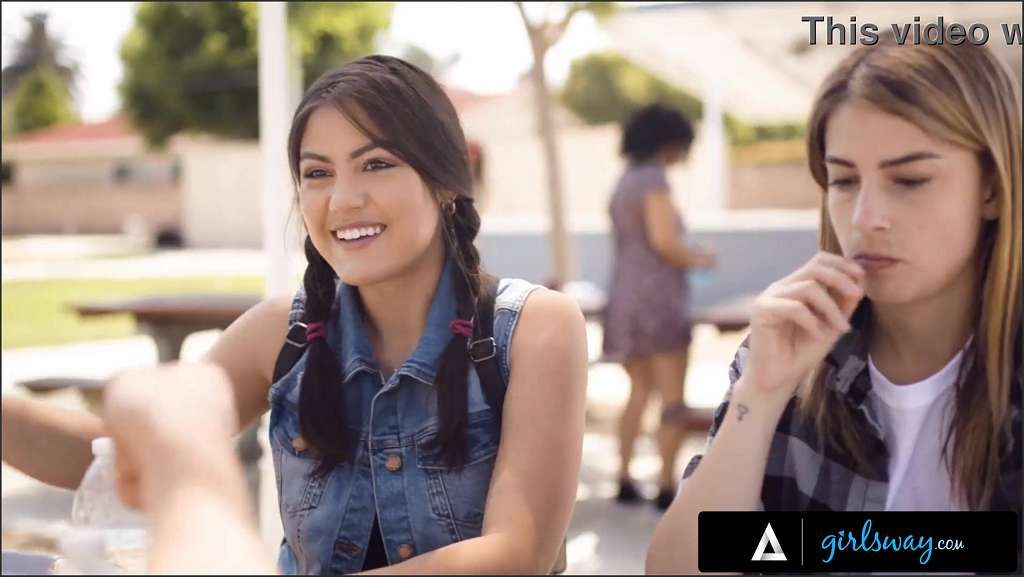 Lilly Fox just takes both cocks